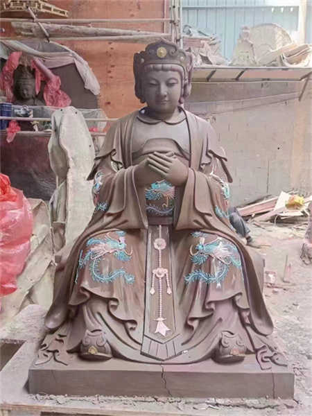 王母泥人塑像定做案例